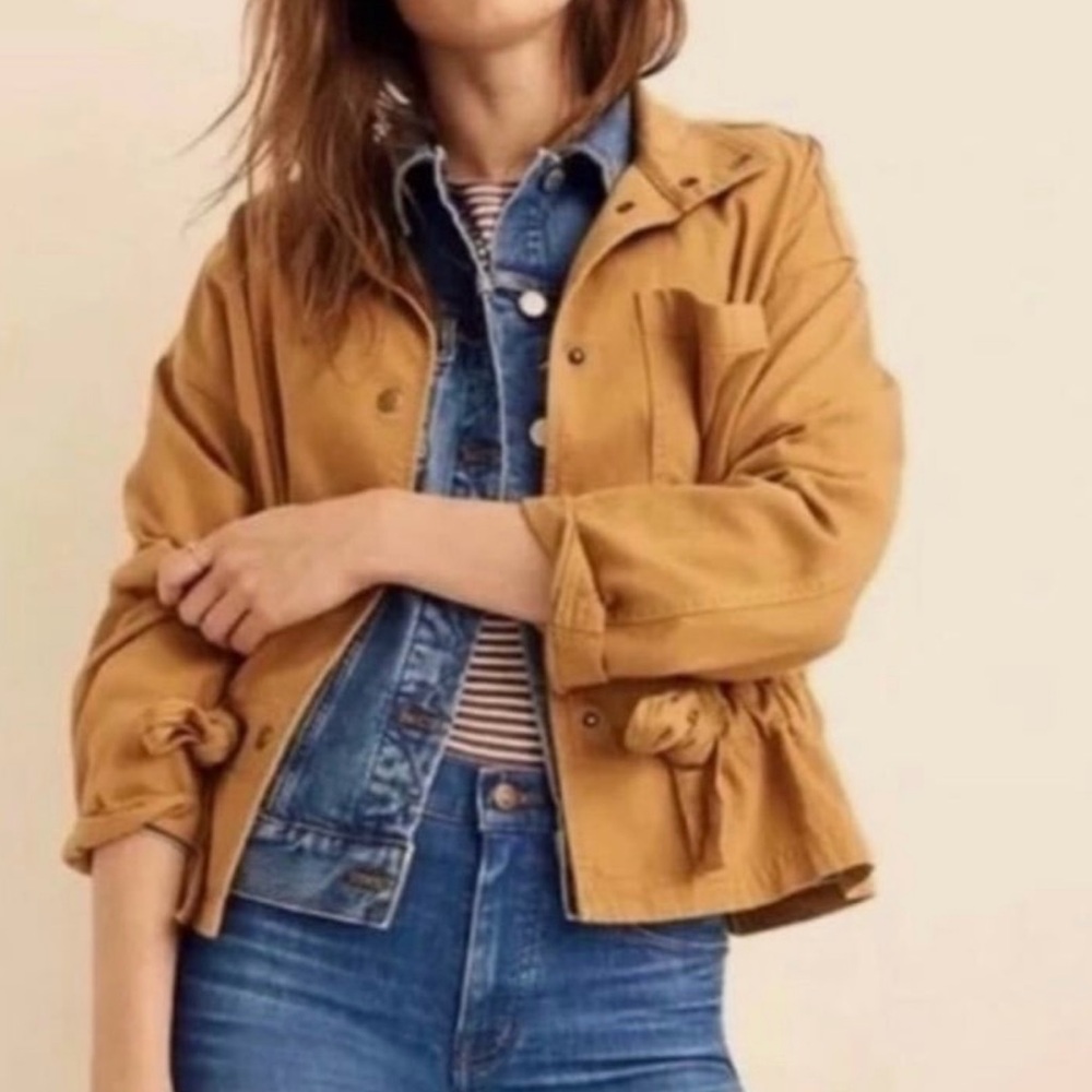 *MADEWELL* SOUTHLAKE MILITARY JACKET* DARK SAHARA* SIZE XS*